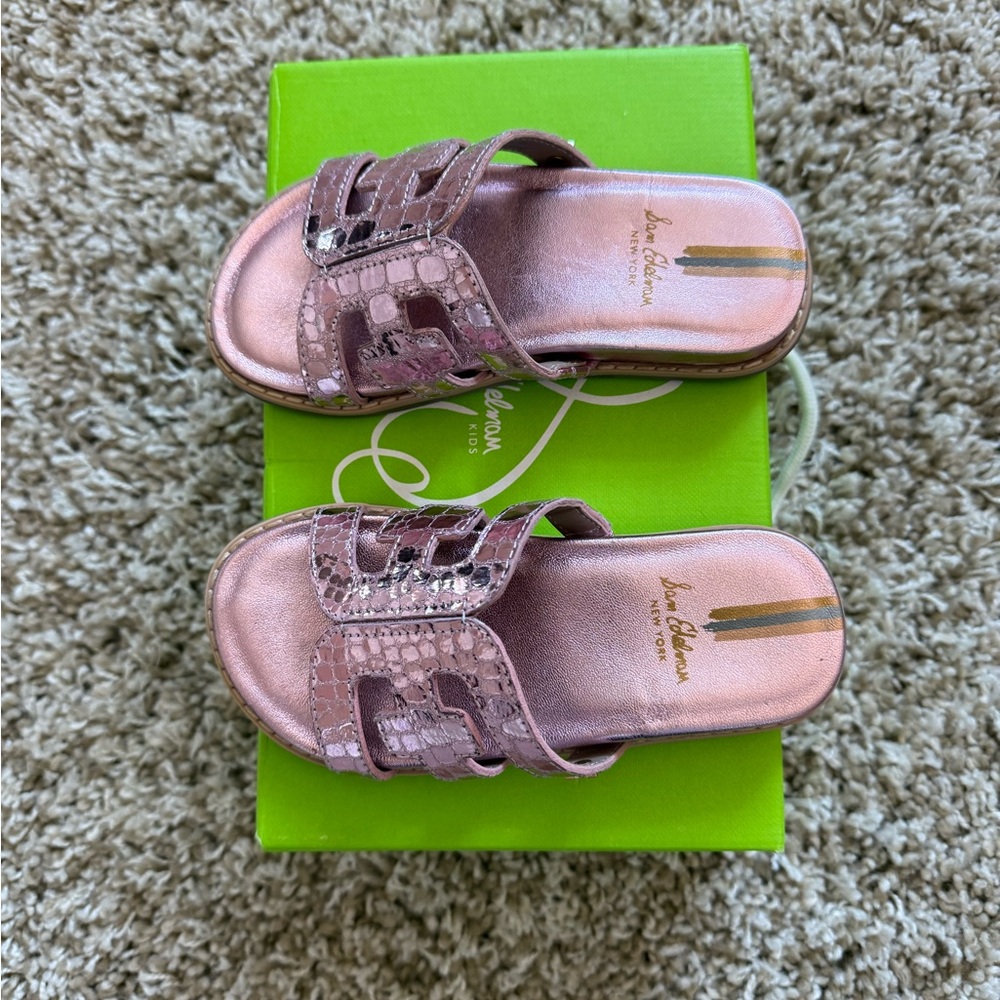 Sam Edelman Kids Sandals in Metallic Pink